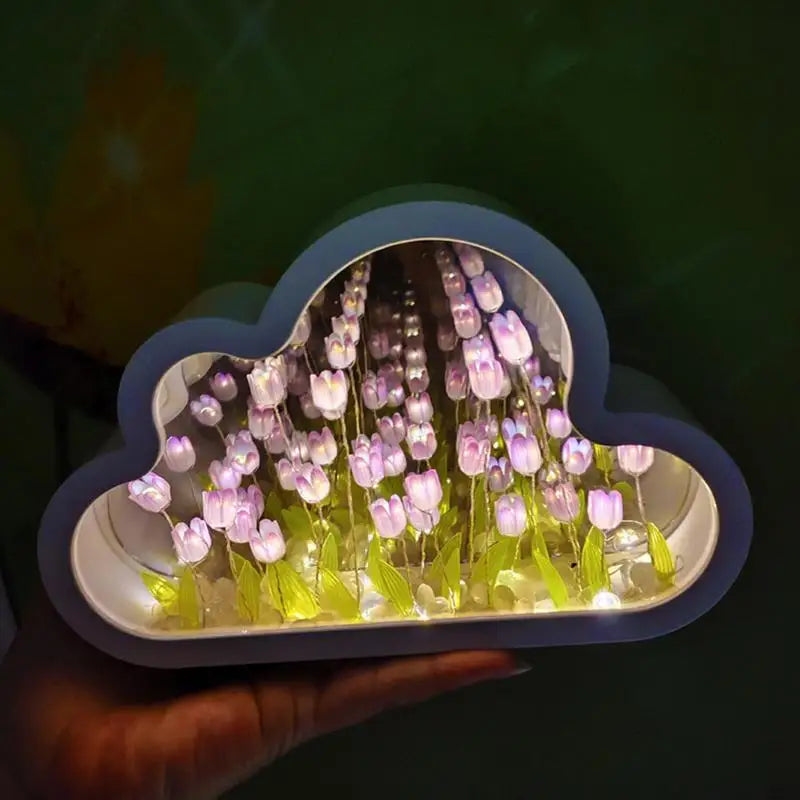 Flower Mirror Lamp