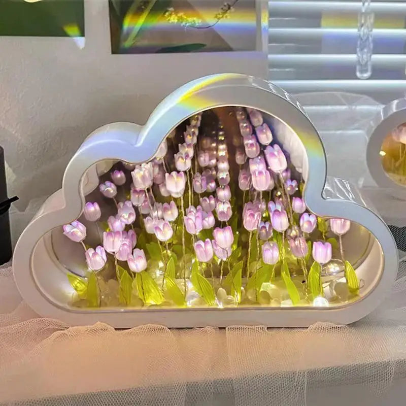 Flower Mirror Lamp